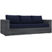 EEI-1874-GRY-NAV Outdoor/Patio Furniture/Outdoor Sofas
