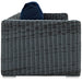 EEI-1874-GRY-NAV Outdoor/Patio Furniture/Outdoor Sofas