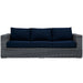 EEI-1874-GRY-NAV Outdoor/Patio Furniture/Outdoor Sofas