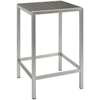 Product Image: EEI-2256-SLV-GRY Outdoor/Patio Furniture/Outdoor Tables