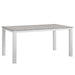EEI-1749-WHI-LGR-SET Outdoor/Patio Furniture/Patio Dining Sets