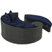 EEI-1982-CHC-NAV Outdoor/Patio Furniture/Outdoor Daybeds