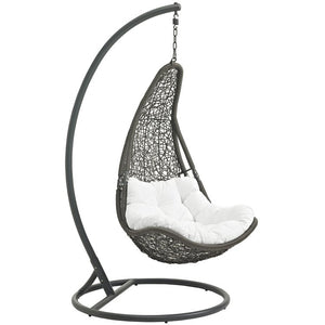 EEI-2276-GRY-WHI-SET Outdoor/Patio Furniture/Outdoor Chairs