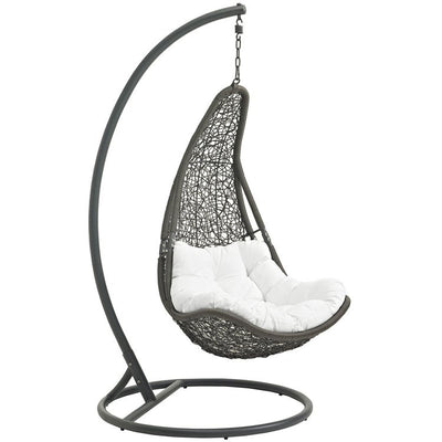 Product Image: EEI-2276-GRY-WHI-SET Outdoor/Patio Furniture/Outdoor Chairs