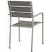 EEI-2484-SLV-GRY-SET Outdoor/Patio Furniture/Patio Dining Sets