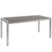 EEI-2484-SLV-GRY-SET Outdoor/Patio Furniture/Patio Dining Sets