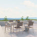 EEI-2484-SLV-GRY-SET Outdoor/Patio Furniture/Patio Dining Sets