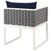 EEI-3053-WHI-NAV Outdoor/Patio Furniture/Outdoor Chairs
