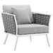 EEI-3054-WHI-GRY Outdoor/Patio Furniture/Outdoor Chairs
