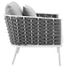 EEI-3054-WHI-GRY Outdoor/Patio Furniture/Outdoor Chairs
