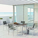 EEI-3198-SLV-BLK-SET Outdoor/Patio Furniture/Patio Dining Sets