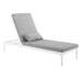 EEI-3301-WHI-GRY Outdoor/Patio Furniture/Outdoor Chaise Lounges