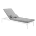 EEI-3301-WHI-GRY Outdoor/Patio Furniture/Outdoor Chaise Lounges