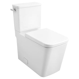 Eurocube Two-Piece Right Height Elongated Toilet with Seat, Left-Hand Trip Lever
