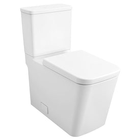 Eurocube Two-Piece Right Height Elongated Toilet with Seat, Right-Hand Trip Lever