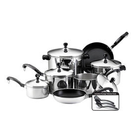 Farberware Classic Stainless Steel 15-Piece Cookware Set