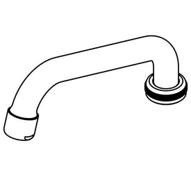 Faucet Spout Tube Swivel with Aerator 6-1/8 x 3-3/4 Inch