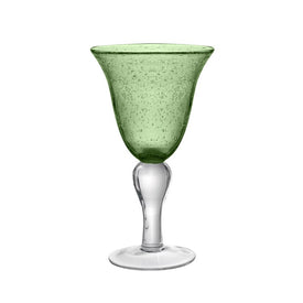 Iris 14 Oz Goblets Set of 4 - Sage