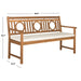 PAT6736A Outdoor/Patio Furniture/Outdoor Benches