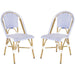 FOX5210A-SET2 Outdoor/Patio Furniture/Outdoor Chairs