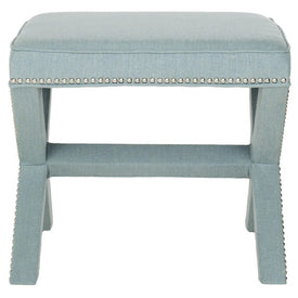 Palmer Ottoman - Sky Blue