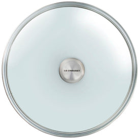 12" Glass Lid with Stainless Steel Knob