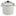 10-Quart Enamel On Steel Stockpot - White