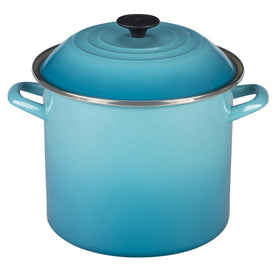 10-Quart Enamel On Steel Stockpot - Caribbean