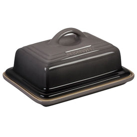 Heritage Stoneware Butter Dish - Oyster