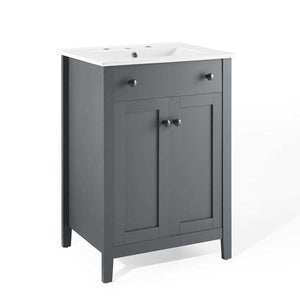 EEI-3875-GRY Bathroom/Vanities/Single Vanity Cabinets Only