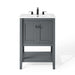 EEI-3919-GRY Bathroom/Vanities/Single Vanity Cabinets Only