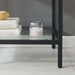 EEI-3998-BLK-WHI Bathroom/Vanities/Single Vanity Cabinets with Tops