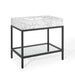EEI-3998-BLK-WHI Bathroom/Vanities/Single Vanity Cabinets with Tops