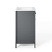 EEI-4250-GRY-WHI Bathroom/Vanities/Single Vanity Cabinets with Tops