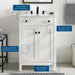 EEI-4250-WHI-WHI Bathroom/Vanities/Single Vanity Cabinets with Tops