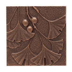 Gingko Leaf Wall Decor - Antique Copper