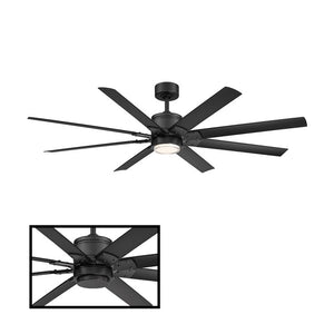 FR-W2001-52L-MB Lighting/Ceiling Lights/Ceiling Fans