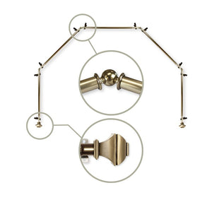 5Bay-82-4 Decor/Window Treatments/Curtain Rods & Hardware