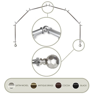 6Bay-90-5 Decor/Window Treatments/Curtain Rods & Hardware