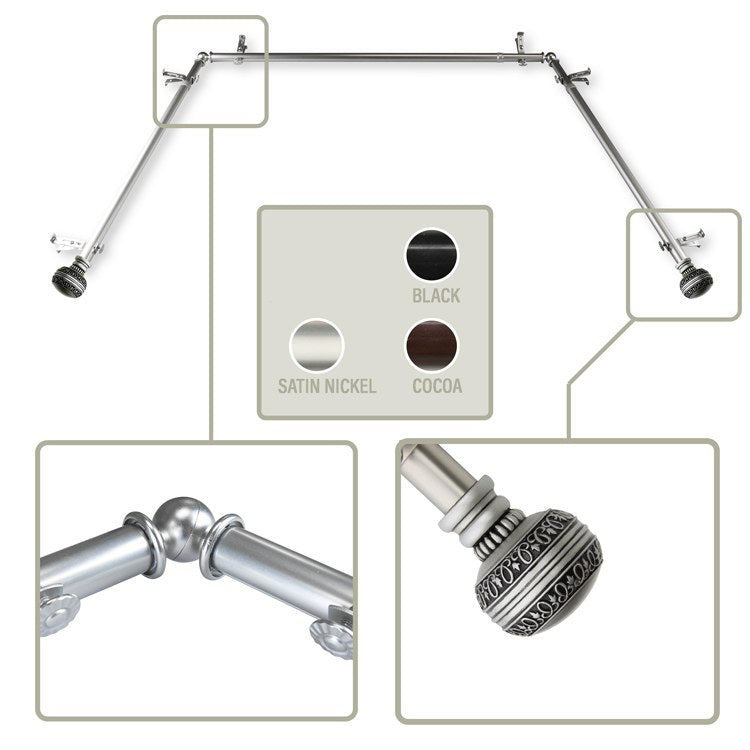 Product Image: ABay-02-5 Decor/Window Treatments/Curtain Rods & Hardware