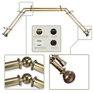 ABay-87-4D Decor/Window Treatments/Curtain Rods & Hardware