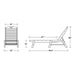 NAC2280WH Outdoor/Patio Furniture/Outdoor Chaise Lounges