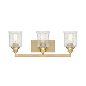 Hampton Three-Light Bathroom Vanity Fixture