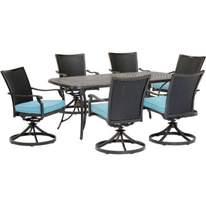 TRADDNWB7PCSWC-BLU Outdoor/Patio Furniture/Patio Dining Sets
