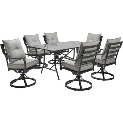 Product Image: LAVDN7PCSW-SLV Outdoor/Patio Furniture/Patio Dining Sets