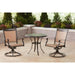 FNTDN3PCSWC Outdoor/Patio Furniture/Outdoor Bistro Sets