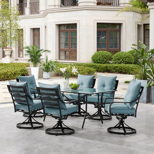 LAVDN7PCSW-BLU Outdoor/Patio Furniture/Patio Dining Sets