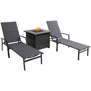 HALCHS3PCFP-GRY Outdoor/Patio Furniture/Patio Conversation Sets