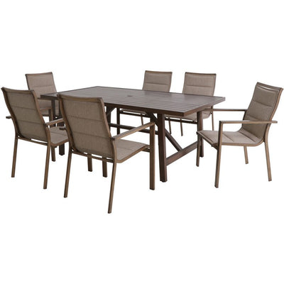 Product Image: FAIRDN7PC-TAN Outdoor/Patio Furniture/Patio Dining Sets