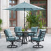 LAVDN5PCSWRD-BLU-SU Outdoor/Patio Furniture/Patio Dining Sets
